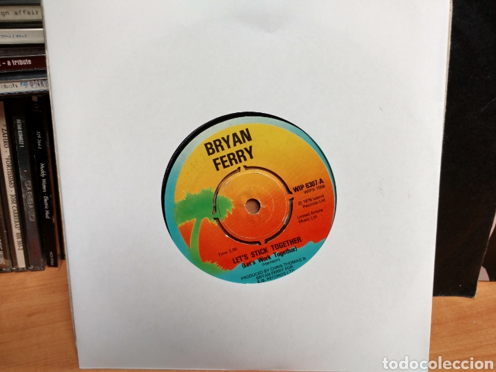 Discos de vinilo: Bryan Ferry - Lets Stick Together (7&rdquo;, Single) Edici&oacute;n UK - Foto 1