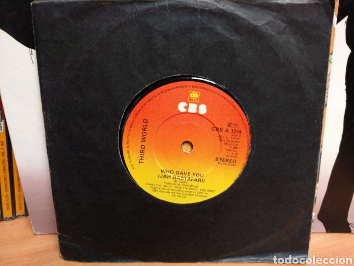 Discos de vinilo: Third World - Dancing On The Floor (Hooked On Love) (7&rdquo;, Single) Edici&oacute;n UK - Foto 1
