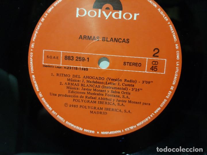 Discos de vinilo: ARMAS BLANCAS -RITMO DEL AHOGADO- (1985) MAXI-SINGLE - Foto 6