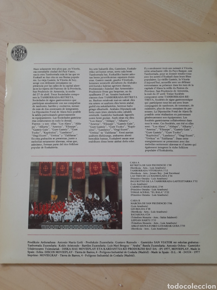 Discos de vinilo: Gasteizko tanborrada - Foto 2