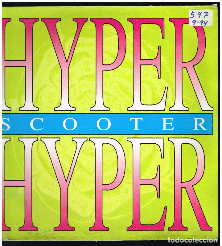 Discos de vinilo: SCOOTER - HYPER HYPER - MAXI SINGLE - SOLO PORTADA, SIN VINILO - Foto 1