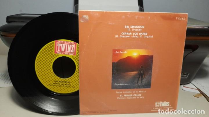 Discos de vinilo: SG LOS SECRETOS : SIN DIRECCION - Foto 2