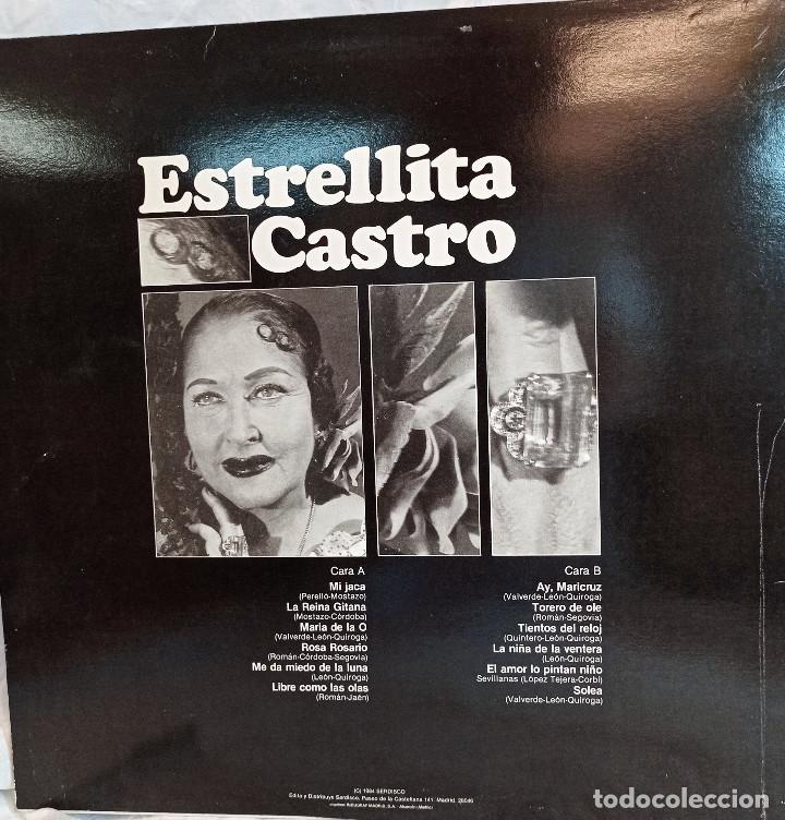 Discos de vinilo: ESTRELLITA CASTRO. LP. &Eacute;xitos - Foto 2