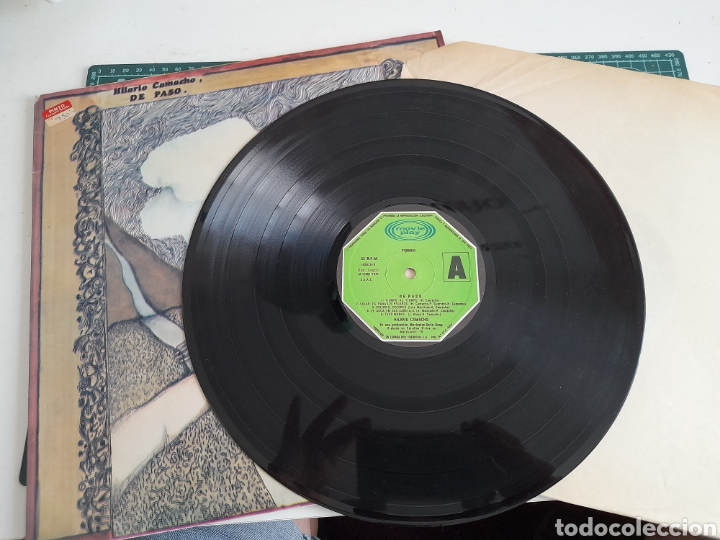 Discos de vinilo: Disco de vinilo de Hilario Camacho, De paso - Foto 2
