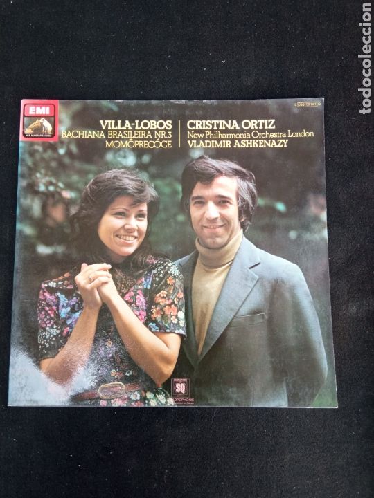 Discos de vinilo: VILLALOBOS - CRISTINA ORTIZ - Foto 1