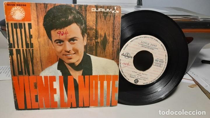 Discos de vinilo: EP LITTLE TONY : VIENE LA NOTTE + 3 - Foto 1