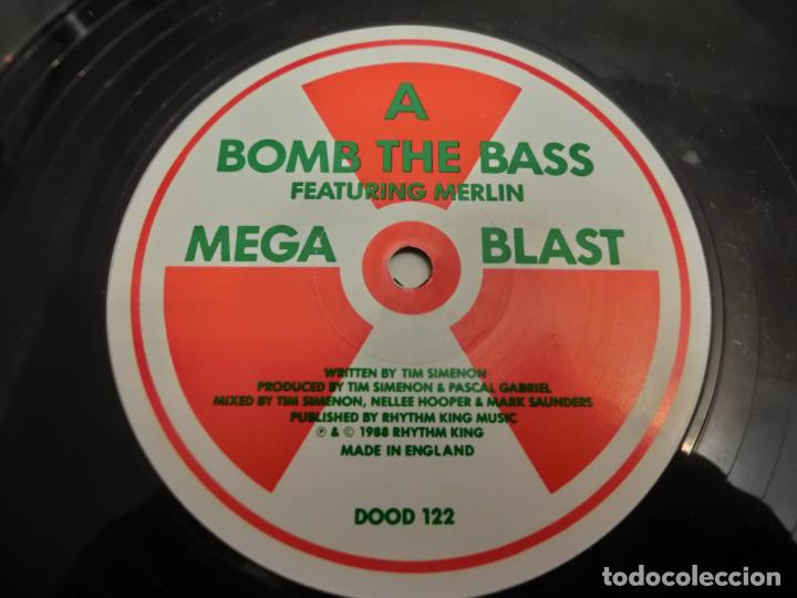 Discos de vinilo: BOMB THE BASS - MEGABLAST - Foto 3