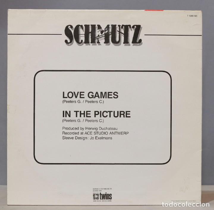 Discos de vinilo: MAXI SINGLE. Schmutz. Love Games - Foto 2