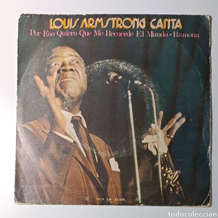 Discos de vinilo: SINGLE DE VINILO LOUIS ARMSTRONG - Foto 1