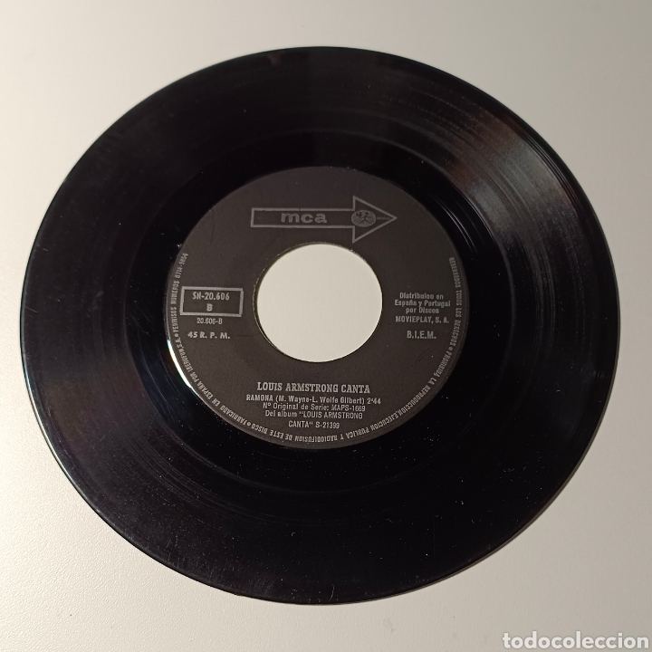 Discos de vinilo: SINGLE DE VINILO LOUIS ARMSTRONG - Foto 4