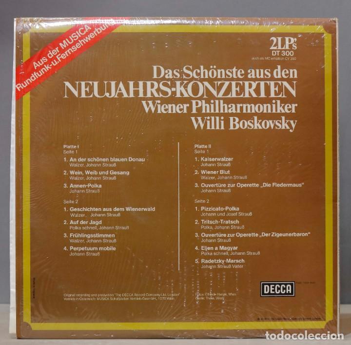 Discos de vinilo: 2 LP. Neujahrskonzert. Willi Boskovsky - Foto 2