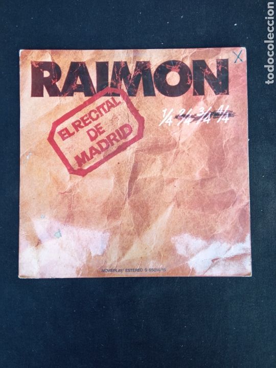 Discos de vinilo: RAIMON RECITAL DE MADRID - Foto 1