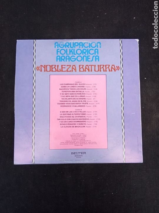 Discos de vinilo: NOBLEZA BATURRA - Foto 2