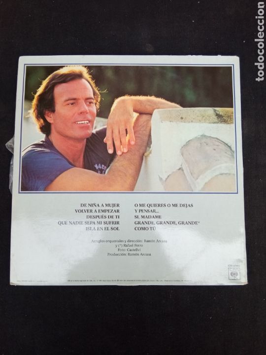 Discos de vinilo: JULIO IGLESIAS. DE NI&Ntilde;A A MUJER - Foto 2