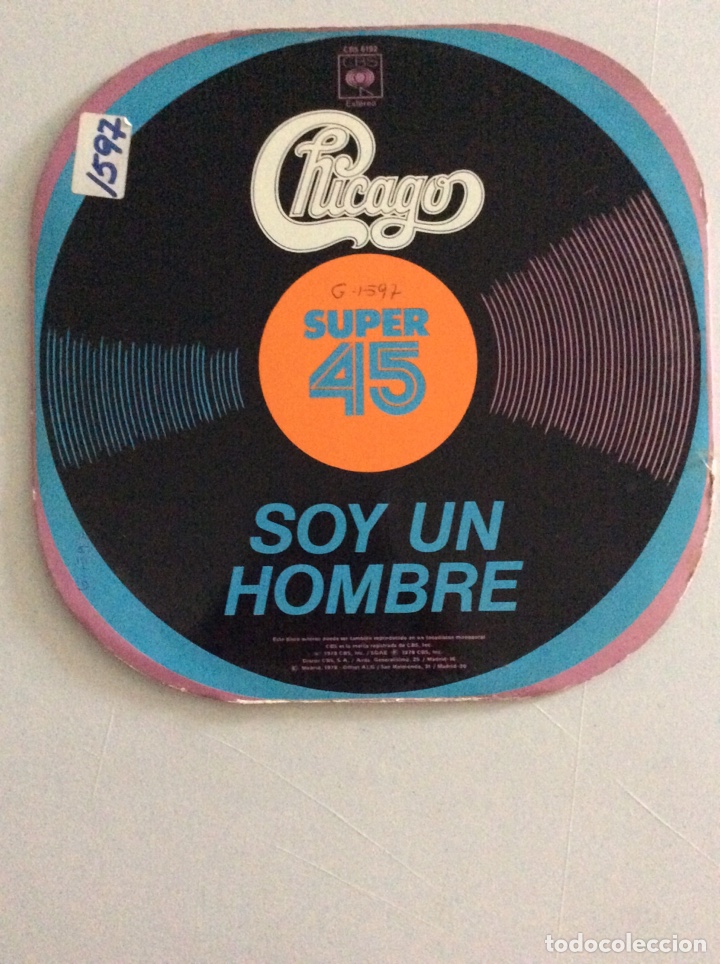 Discos de vinilo: Chicago. Soy un hombre. - Foto 2