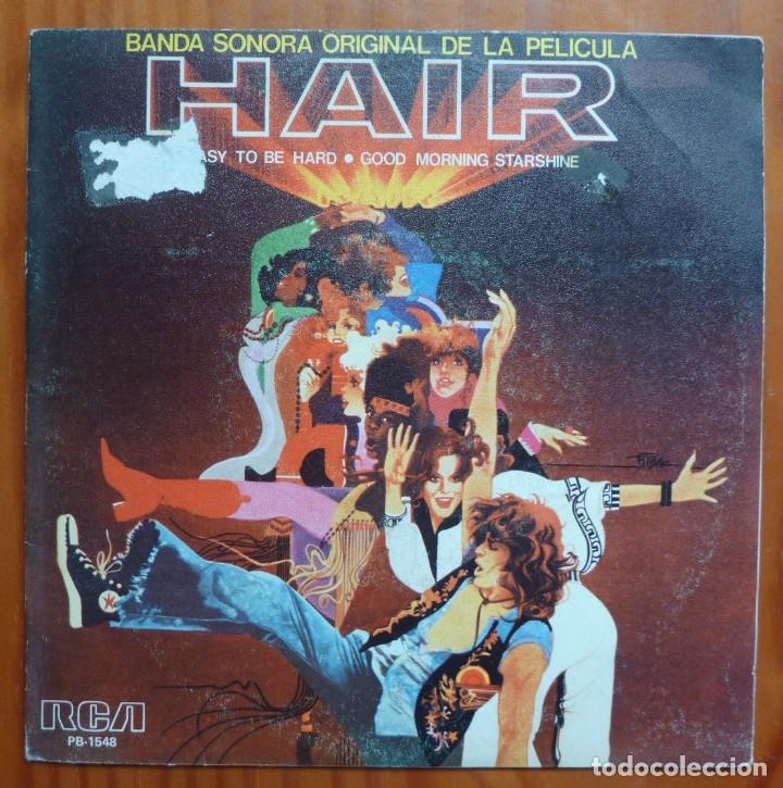 Discos de vinilo: HAIR / BSO / 1979 / SINGLE - Foto 1