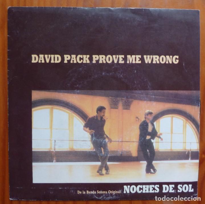 Discos de vinilo: NOCHES DE SOL / DAVID PACK / BSO / 1986 / SINGLE - Foto 1