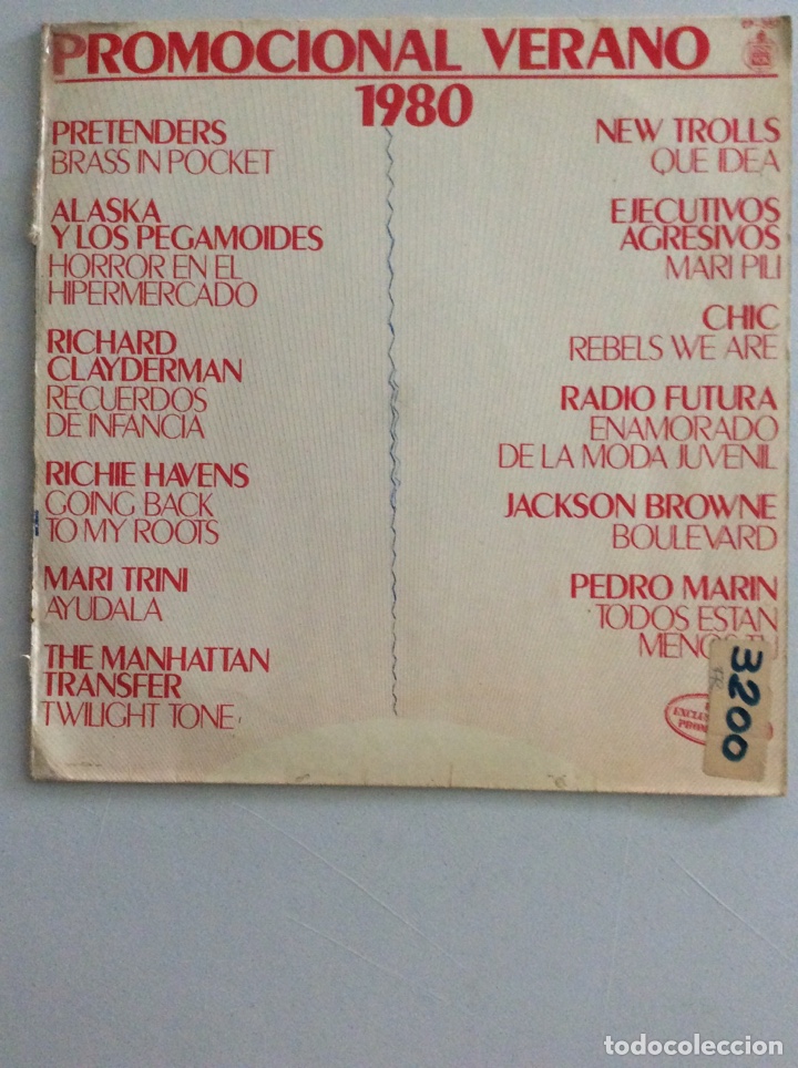 Discos de vinilo: Promocional verano 1980. Hispa Vox - Foto 1