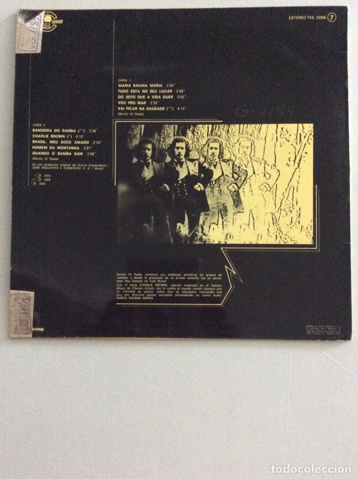 Discos de vinilo: Benito Di Paula. Desde Brasil... - Foto 2
