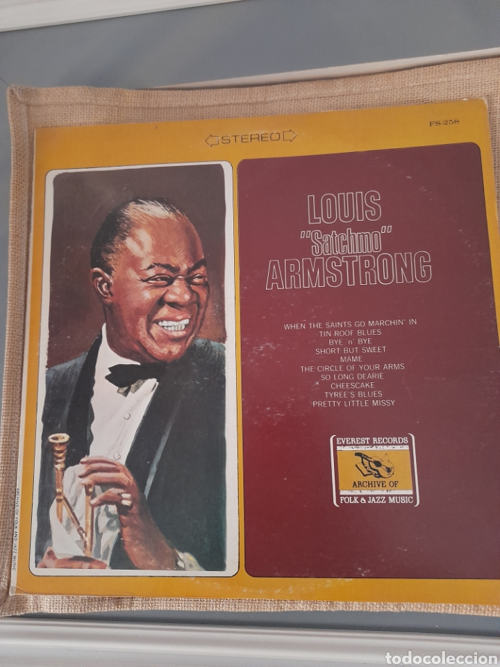 Discos de vinil: Vinilo de Louis Satchmo Armstrong, edici&oacute;n de Estados Unidos