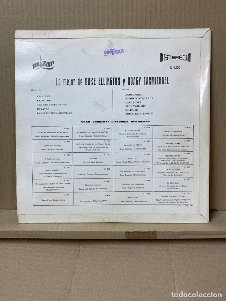 Discos de vinilo: LP LO MEJOR DE DUKE ELLINGTON. - Foto 2