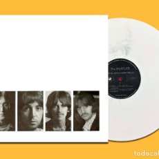 Discos de vinil: BEATLES LP THE WHITE UNPLUGGED ALBUM VINILO COLOR MÁRMOL BLANCO EDICION LIMITADA. Lote 346621168