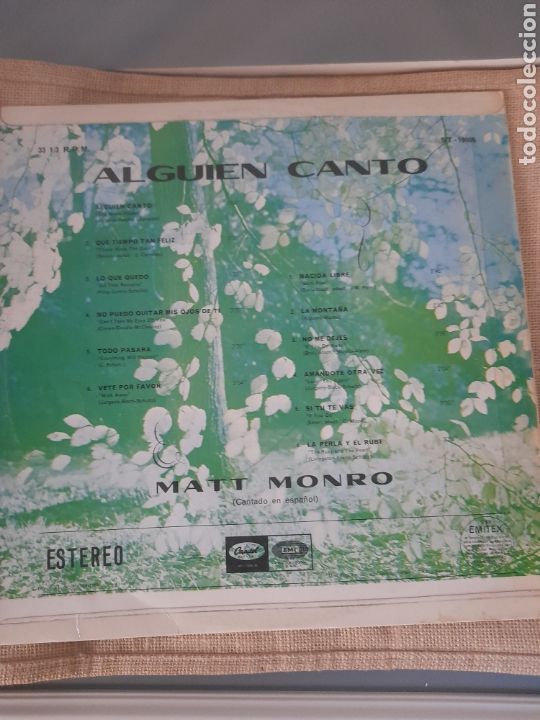 Discos de vinilo: Vinilo, Alguien canto, Mat Monroe - Foto 2
