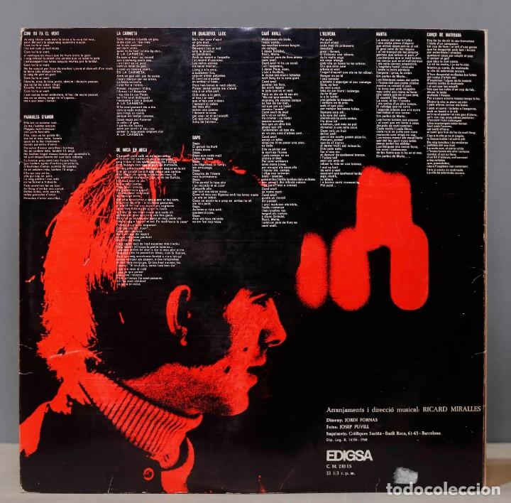 Discos de vinilo: LP. JOAN MANUEL SERRAT. COMO HO FA EL VENT - Foto 2