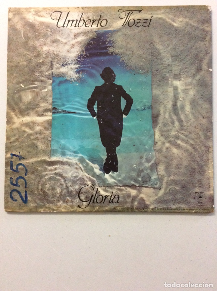 Discos de vinilo: Umberto Tozzi. Gloria. - Foto 2