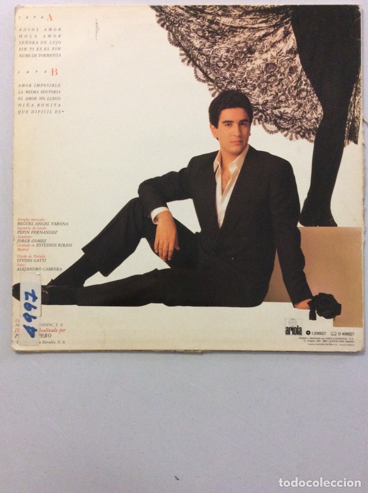 Discos de vinilo: Agustin Pantoja. Se&ntilde;ora de lujo. - Foto 2