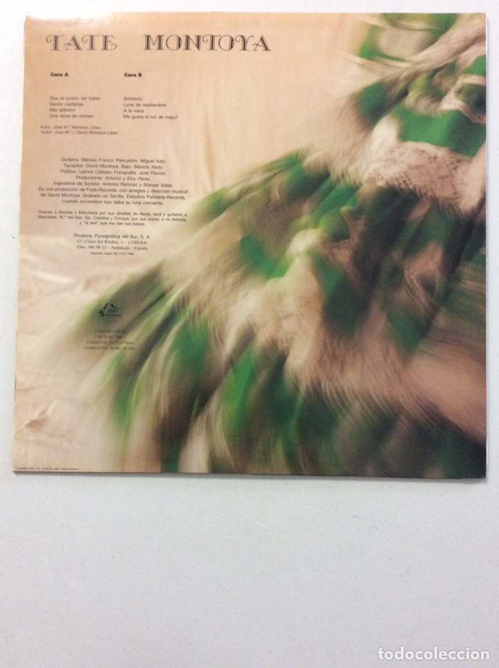 Discos de vinilo: Tate Montoya. Al aire. - Foto 2