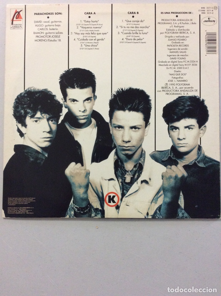 Discos de vinilo: Parachokes. Estoy harto. - Foto 2