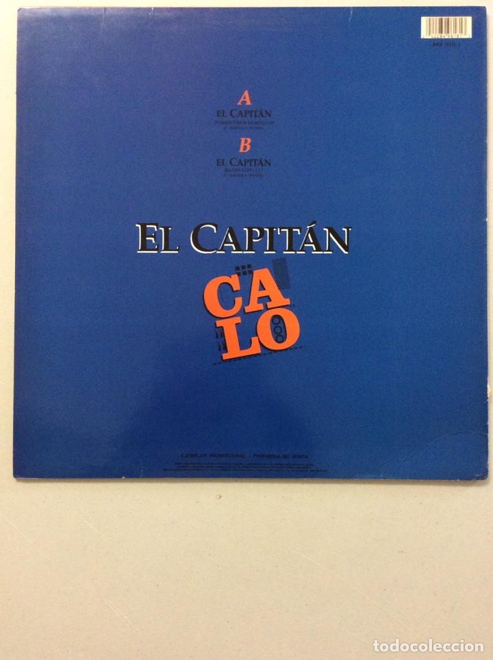 Discos de vinilo: Calo. El capit&aacute;n. - Foto 2
