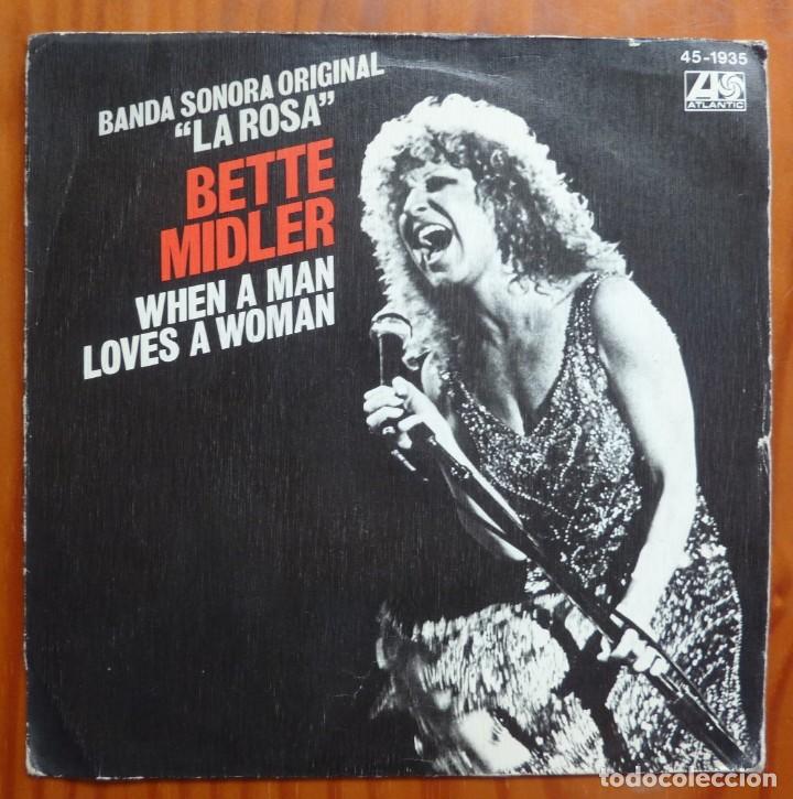 Discos de vinilo: LA ROSA / BETTE MIDLER / 1979 / SINGLE - Foto 1