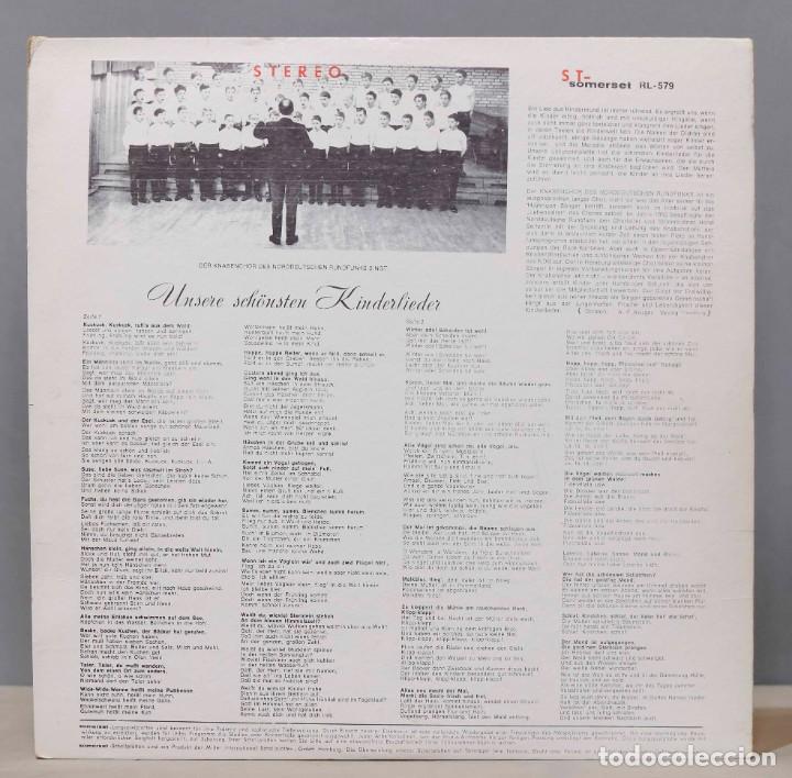 Discos de vinilo: LP. Unsere Sch&ouml;nsten Kinderlieder - Foto 2
