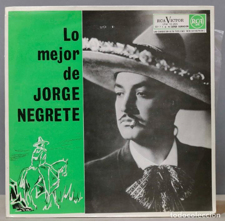 Discos de vinilo: LP. LO MEJOR DE JORGE NEGRETE - Foto 1