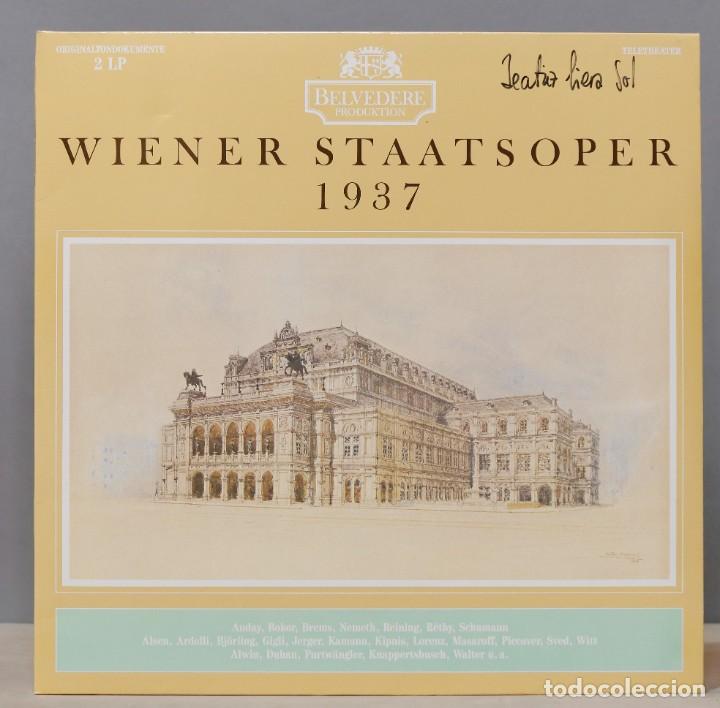 Vinyl records: 2 LP. WIENER STAATSOPER 1937