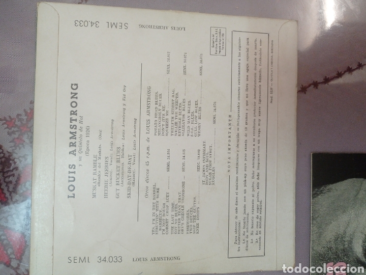 Discos de vinilo: Louis Amstrong 3discos vinilo - Foto 3