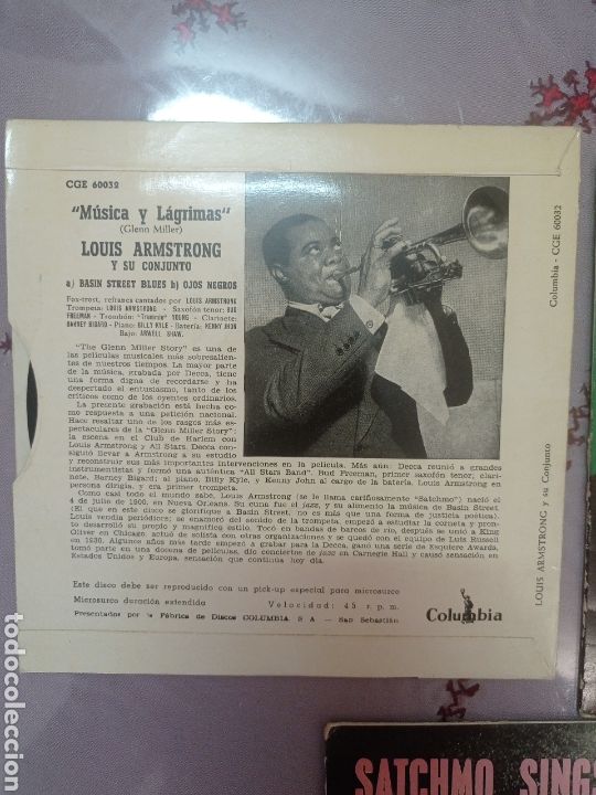 Discos de vinilo: Louis Amstrong 3discos vinilo - Foto 11
