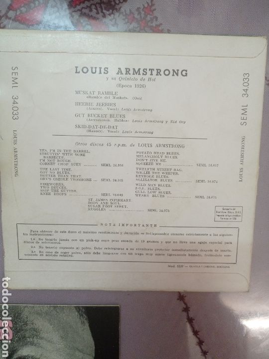 Discos de vinilo: Louis Amstrong 3discos vinilo - Foto 12