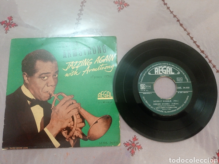 Discos de vinilo: Louis Amstrong 3discos vinilo - Foto 16