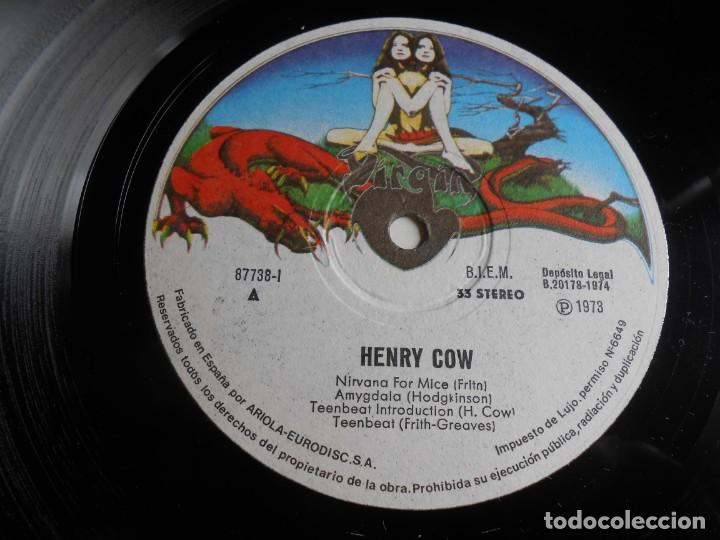 Discos de vinilo: HENRY COW, LP, NIRVANA FOR MICE + 8, A&Ntilde;O 1973 - Foto 3