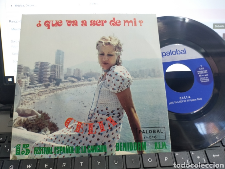 Discos de vinilo: Celia single que va a ser de mi? 1973 - Foto 1