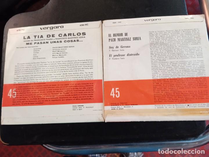 Discos de vinilo: PACO MATINEZ SORIA- LOTE 2 SINGLES - Foto 2