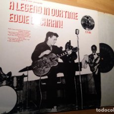 Discos de vinilo: EDDIE COCHRAN A LEGEND IN OUR TIME LP ORIGINAL 70´S. Lote 346810018