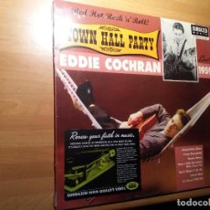 Discos de vinilo: EDDIE COCHRAN TOWN HALL PARTY LP NUEVO PRECINTADO!!!. Lote 346810703