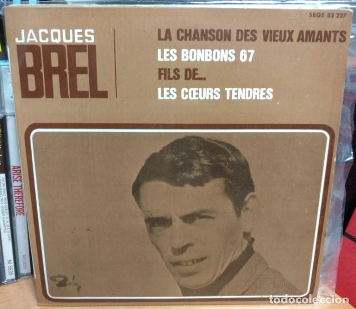 Discos de vinilo: Jacques Brel - La Chanson Des Vieux Amants (7&rdquo;, EP) - Foto 1