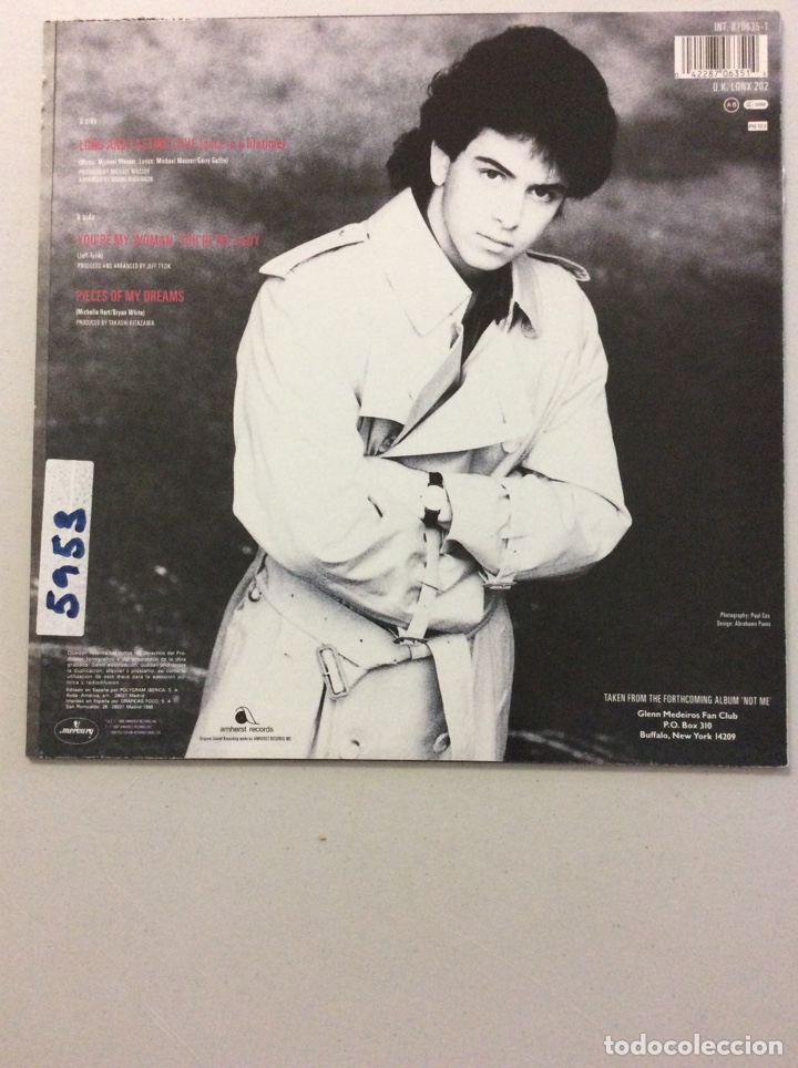 Discos de vinilo: Glenn Medeiros. Long and lasting love. - Foto 2