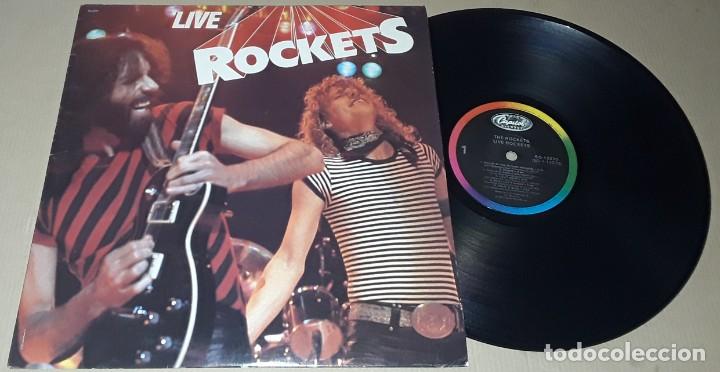 Discos de vinilo: LP - THE ROCKETS - LIVE ROCKETS - 1&deg; EDICI&Oacute;N MADE IN USA - ROCKETS
