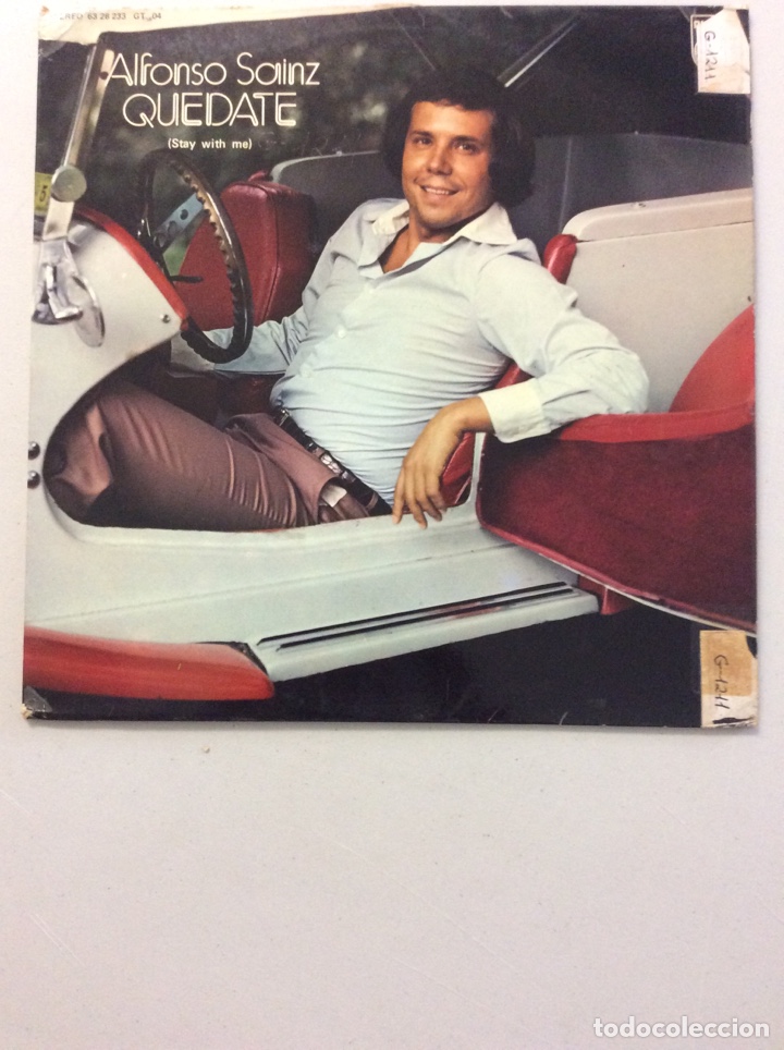 Discos de vinilo: Alfonso Sainz. Qu&eacute;date. - Foto 1